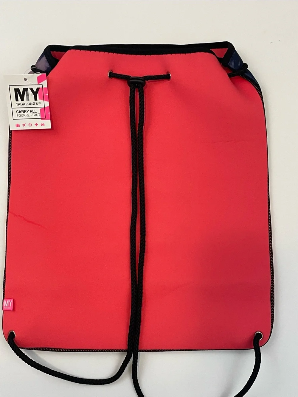 Sunset Palms Neoprene Drawstring Backpack